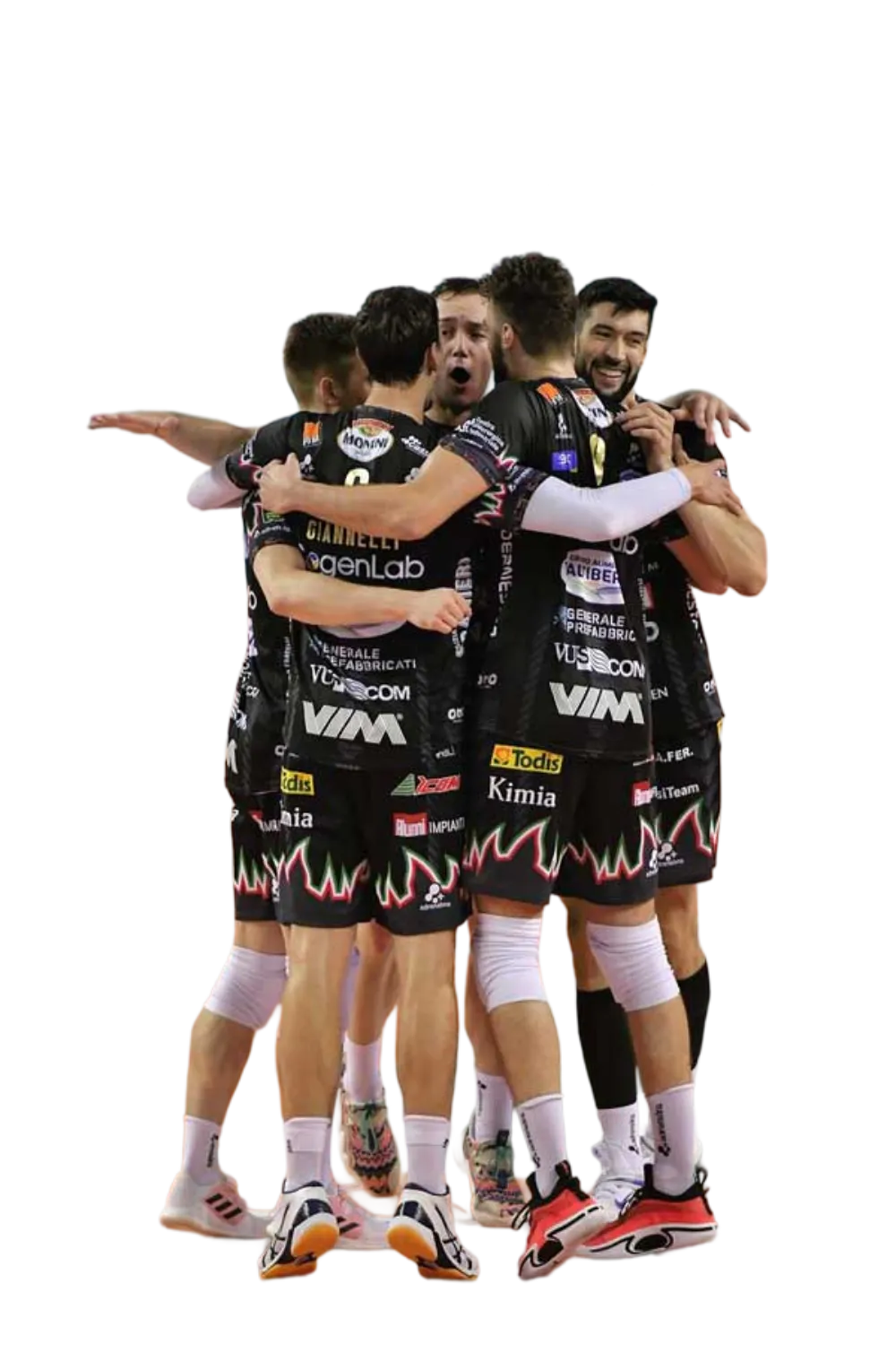 La squadra della Sir Safety Perugia