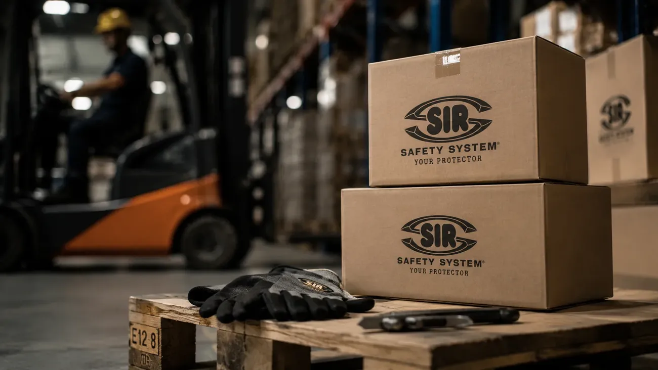 Magazzino logistico dello stabilimento SIR Safety