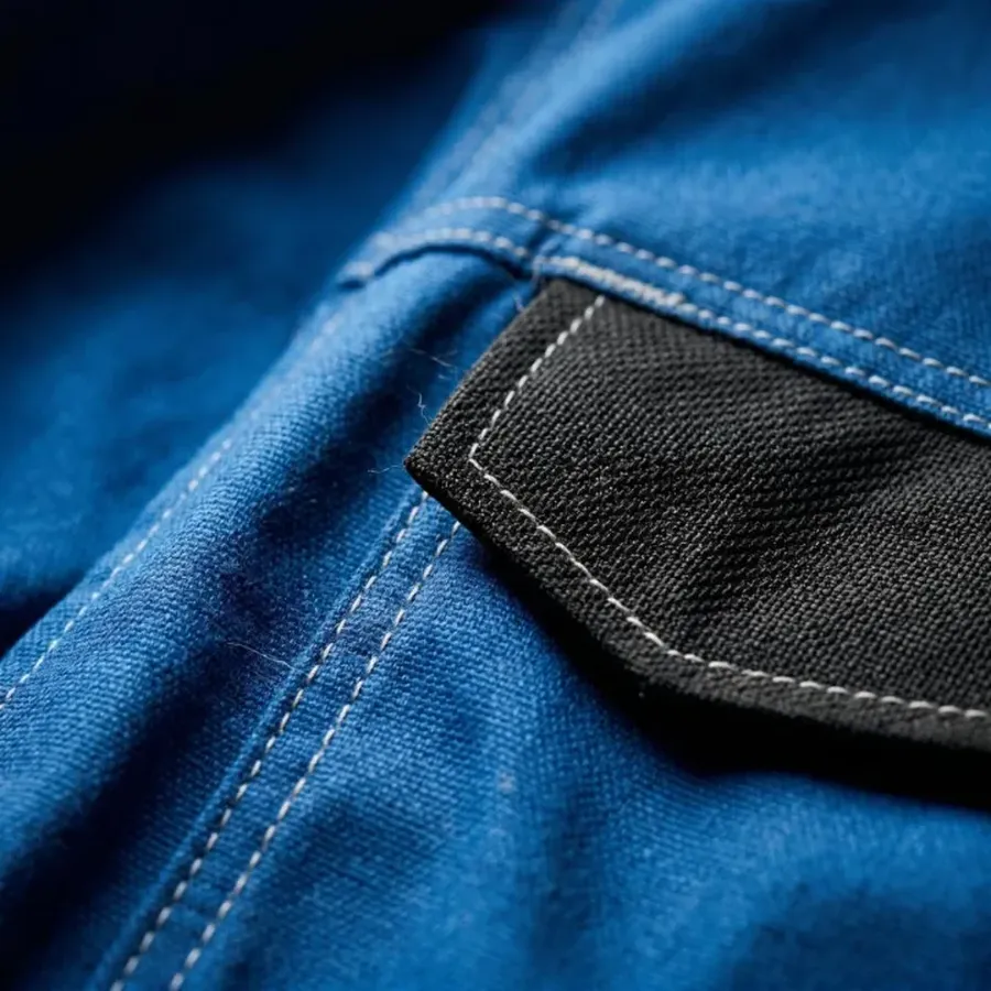 Custom pocket blue